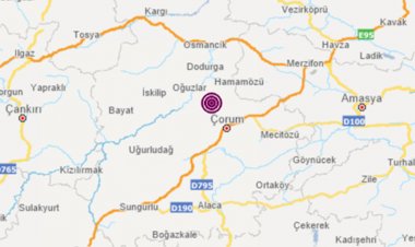 Çorum'da 4.2 büyüklüğünde deprem | Son depremler