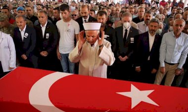 Şehit Mahsun Şimşek gözyaşlarıyla uğurlandı