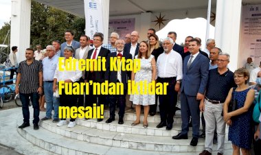 Edremit Kitap Fuarı’ndan iktidar mesajı!
