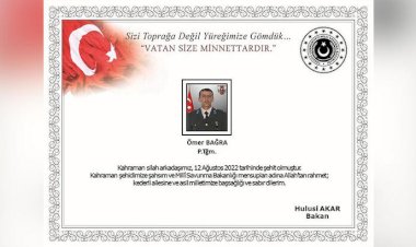 Pençe- Kilit Operasyonu bölgesinde 1 teğmen şehit oldu