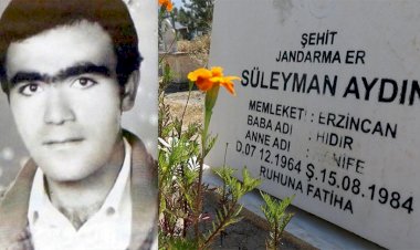 PKK terörüne verilen ilk şehit Süleyman Aydın mezarı başında anıldı