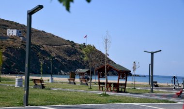 Erdek sahilleri cennetten bir köşe