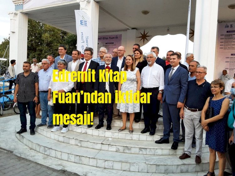 Edremit Kitap Fuarı’ndan iktidar mesajı!