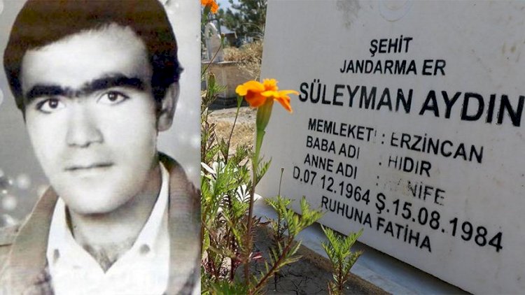 PKK terörüne verilen ilk şehit Süleyman Aydın mezarı başında anıldı