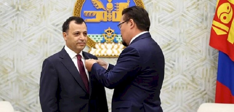 Başkan Zühtü Arslan’a Moğolistan’da “Polar Star” (Kutup Yıldızı) Devlet Nişanı verildi