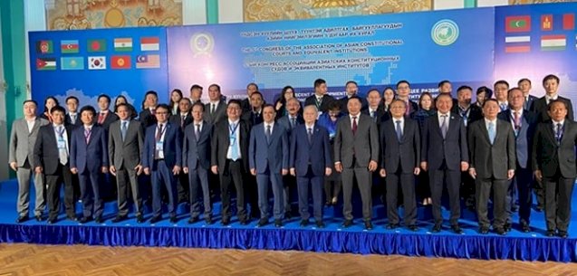 AYM heyeti, Asya Anayasa Mahkemeleri Birliğinin 5. Kongresi'ne iştirak etti