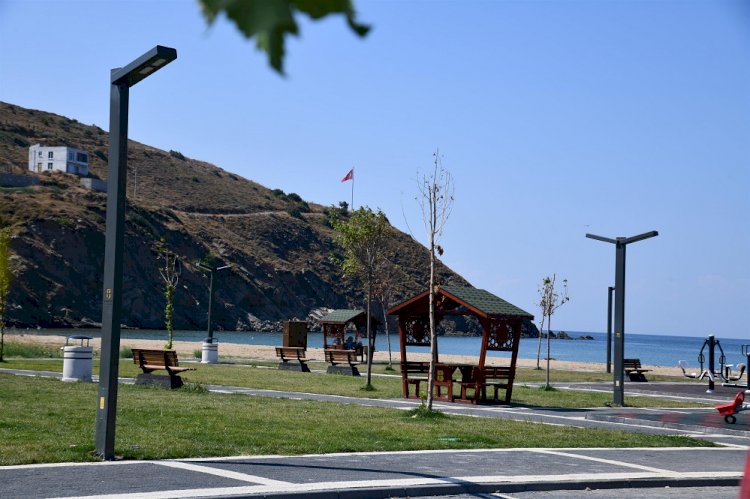 Erdek sahilleri cennetten bir köşe
