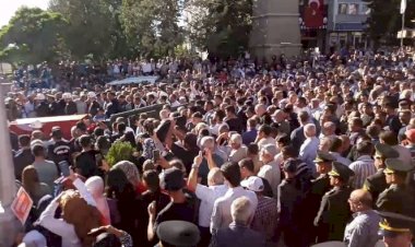 Çorum şehidini binlerce kişi uğurladı
