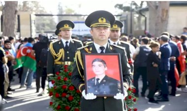 Azerbaycan, Ermenistan ile çatışmada şehit olan askerlerini uğurluyor!