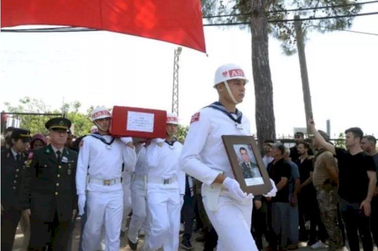Şehit Astsubay Okan Meteöz, son yolculuğuna uğurlandı