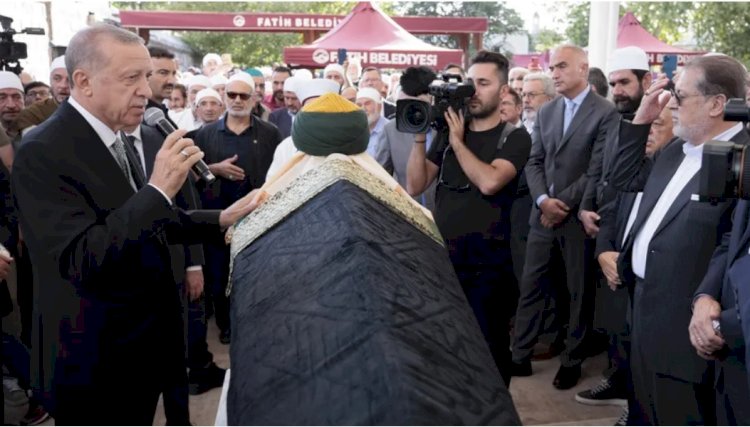 Erdoğan, Ömer Tuğrul İnançer'in cenaze törenine katıldı