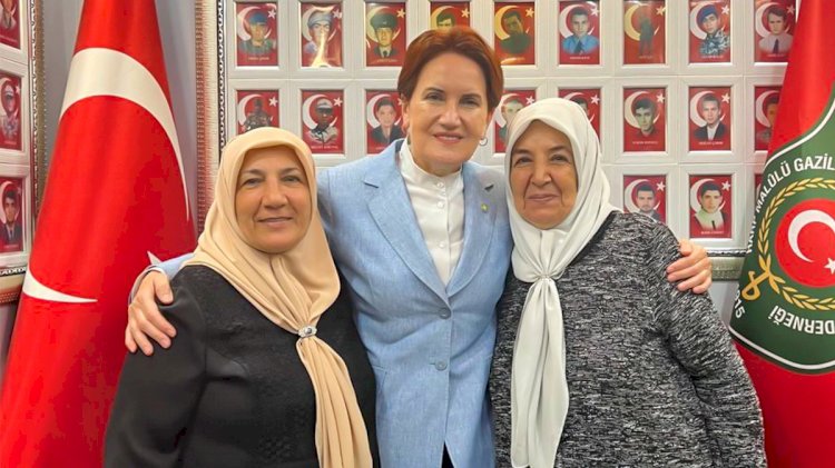 Akşener şehit aileleri ve gazilerle buluştu