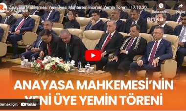 AYM Başkanı Arslan’dan ‘dini referanslı’ and içme konuşması
