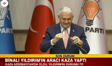 Son dakika: Binali Yıldırım Azerbaycan'da trafik kazası geçirdi