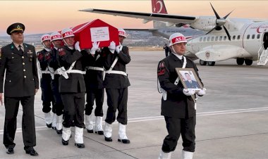 Şehit Uzman Çavuş Cemil Yavaş'ın naaşı Isparta'ya getirildi