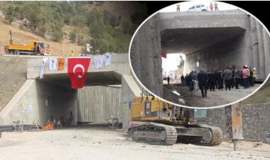 7 şehit verilen 200 kilometrelik yolun yapımına yeniden başlandı