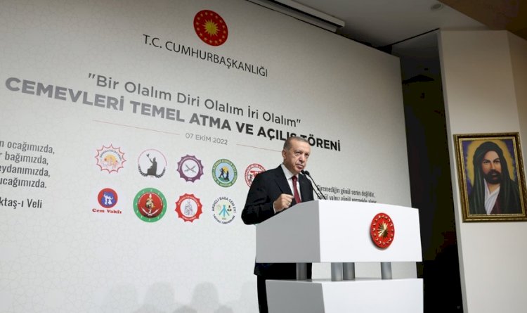 Erdoğan: Kültür ve Cemevleri başkanlığı kuruluyor