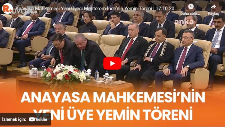 AYM Başkanı Arslan’dan ‘dini referanslı’ and içme konuşması