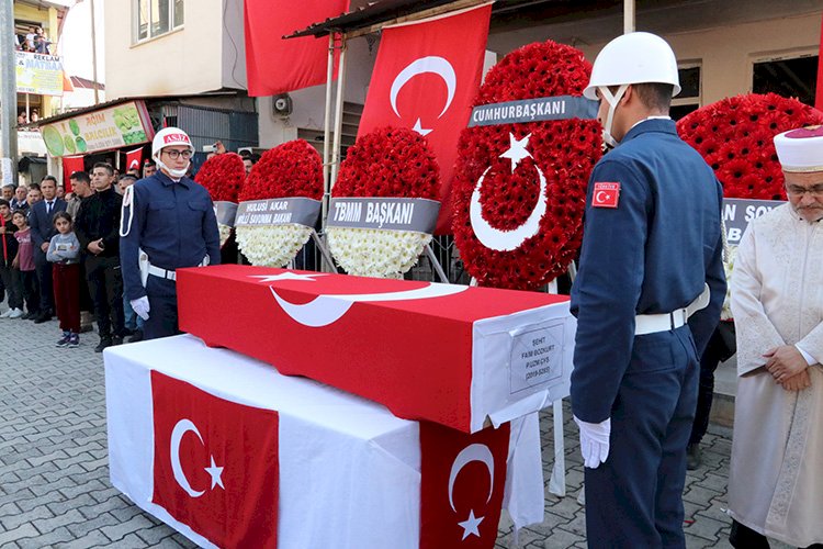 Şehit Uzman Çavuş Faim Bozkurt dualarla uğurlandı
