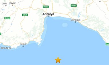 Antalya'da şiddetli deprem | Son depremler