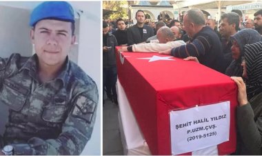 Şehit Uzman Çavuş Yıldız, son yolculuğuna uğurlandı