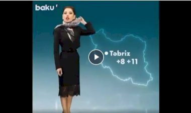 Azeri sunucu İran protestolarına böyle destek verdi
