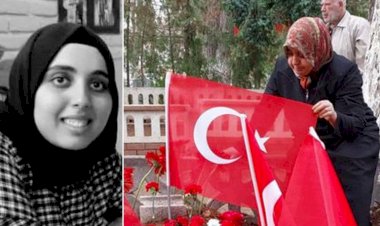 3 aylık öğretmendi! Şehit öğretmen Ayşenur'a ağlatan tören!