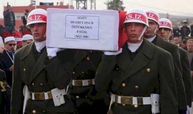 Şehit Duabey Onur Öztürkmen, Gaziantep'te son yolculuğuna uğurlandı