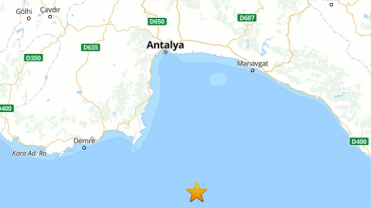Antalya'da şiddetli deprem | Son depremler
