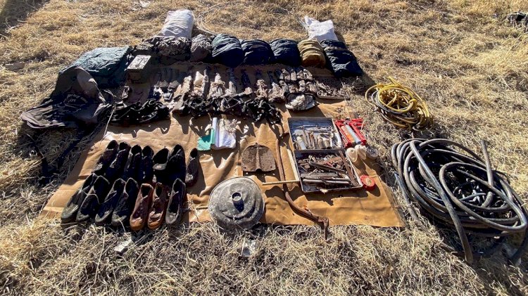 Tunceli'de PKK'ya ağır darbe: 2 sığınak imha edildi