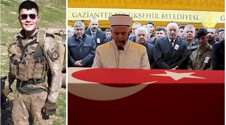 Şehit Piyade Sözleşmeli Er Mustafa Öztürk, son yolculuğuna uğurlandı