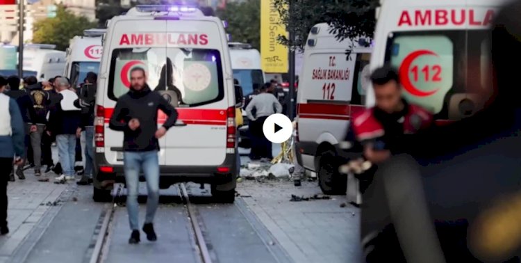 İstiklal Caddesi’nde Patlama: 6 Can Kaybı 53 Yaralı