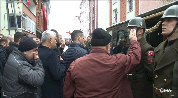Şehit Halil İbrahim Yiğit'in naaşı baba ocağına getirildi