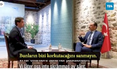 Cumhurbaşkanlığı Sözcüsü İbrahim Kalın, İsveçli gazeteciye kızdı, röportajı yarıda bıraktı