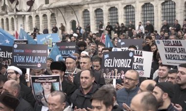 Çin İstanbul’da Protesto Edildi