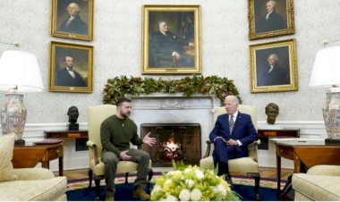 Zelenskiy, Beyaz Saray'da ABD Başkanı Biden ile görüştü, 'destek için teşekkür' etti