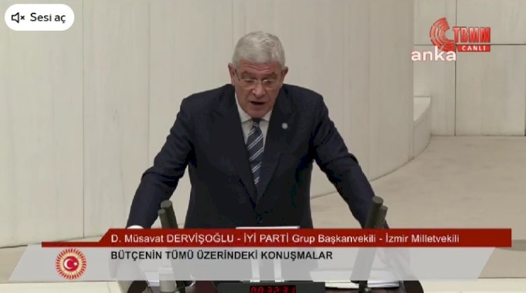İyi Parti Grup Başkanvekili Dervişoğlu'dan AKP'ye