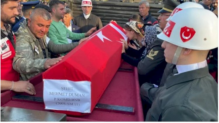 Kahraman Şehit Binbaşı vatan toprağına emanet edildi