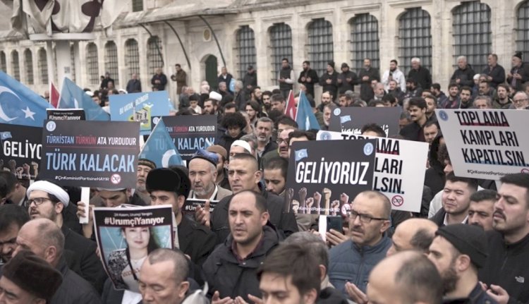 Çin İstanbul’da Protesto Edildi