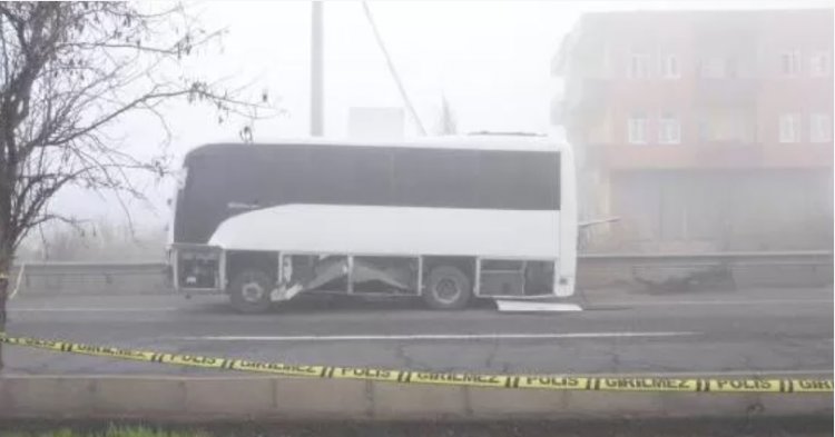 Diyarbakır'da polis servisine bombalı saldırı: 9 yaralı, 5 gözaltı