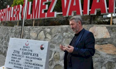 Haftada 3 gün oğlunun mezarına giden şehit babasından duygulandıran sözler