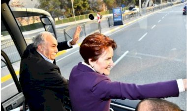 ‘Başbakan Akşener’ sloganlarıyla karşılandı.