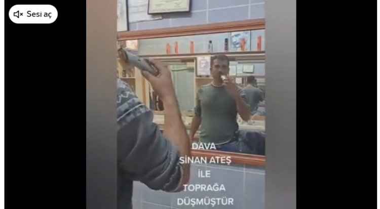 Ülkücüler Sinan Ateş cinayetine sessiz kalan MHP'yi bıyıklarını keserek protesto etti