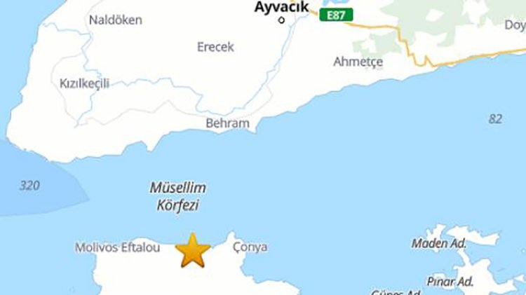 Ege Denizi'nde korkutan deprem | Son depremler