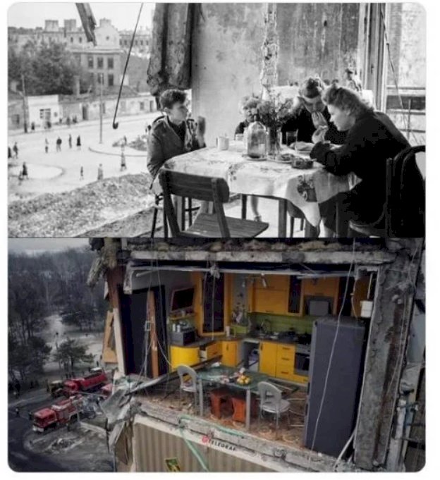 Hitlerin yerini Ruslar aldı. Savaşın alçaklığını bundan iyi hiçbir şey anlatamaz