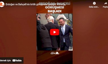 Cumhurbaşkanı Erdoğan, Bahçeli'yi evinde ziyaret etti