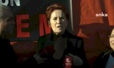 Akşener deprem bölgesini ziyaret etti