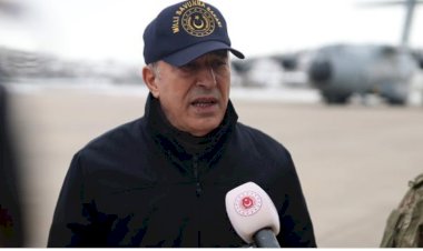 Bakan Akar: Bölgede görevli arkadaşlarımızdan 4'ü şehit oldu, 45'i hayatını kaybetti