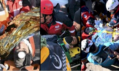 Depremin 9. gününde mucizeler: 209 saat sonunda evli çift sağ çıkarıldı