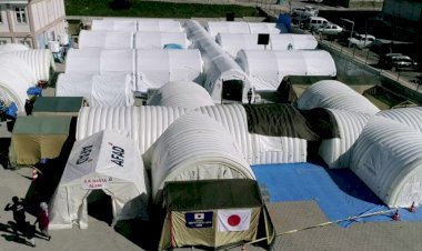 Japon Sağlık Timi Gaziantep’te Sahra Hastanesi Kurdu